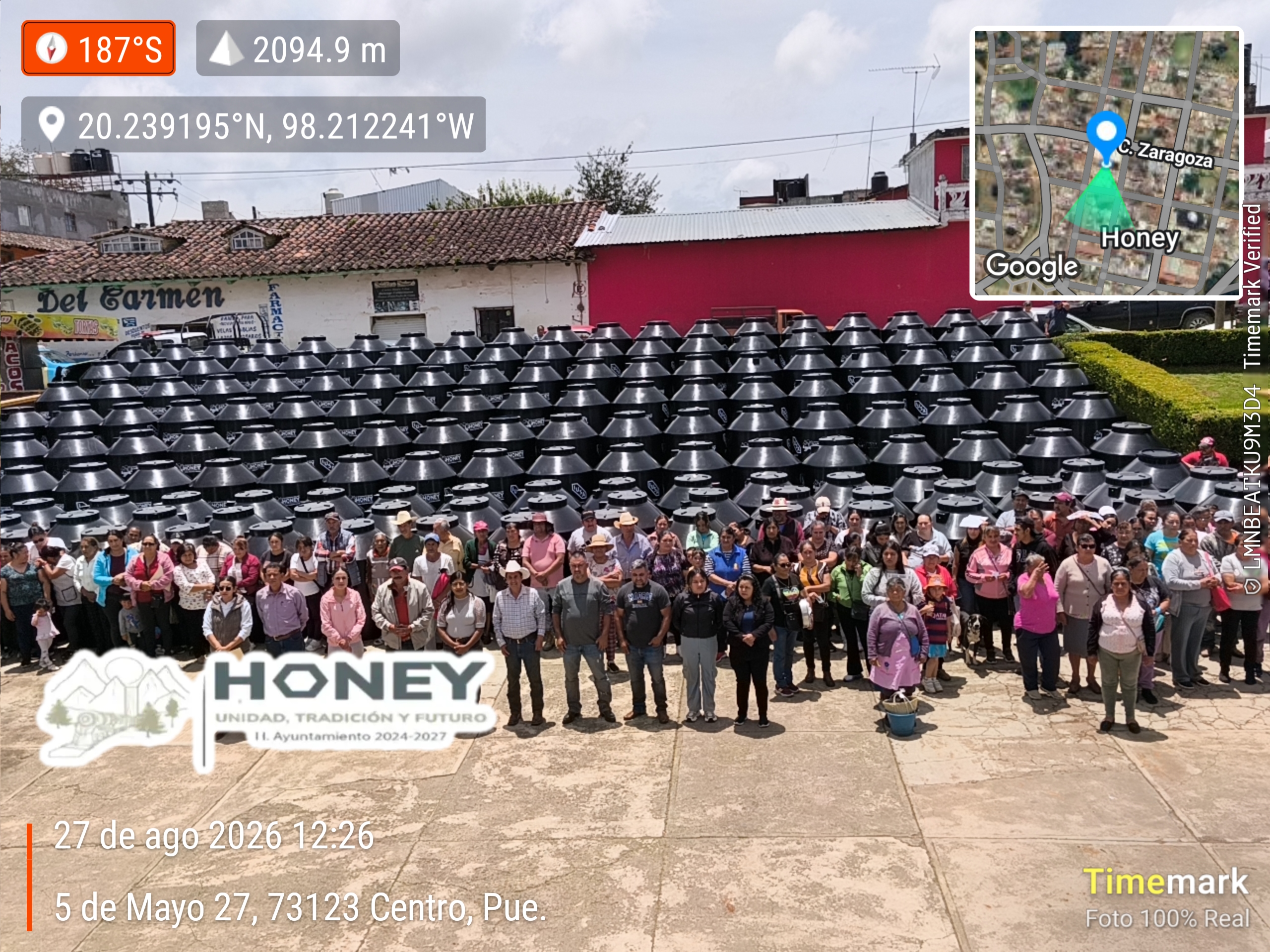 Imagen de la noticia: 💧🏠 ENTREGA DE TINACOS IUSA | MEJORAMIENTO DE LA VIVIENDA.